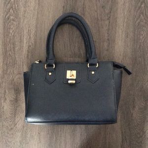 Navy blue shoulder bag